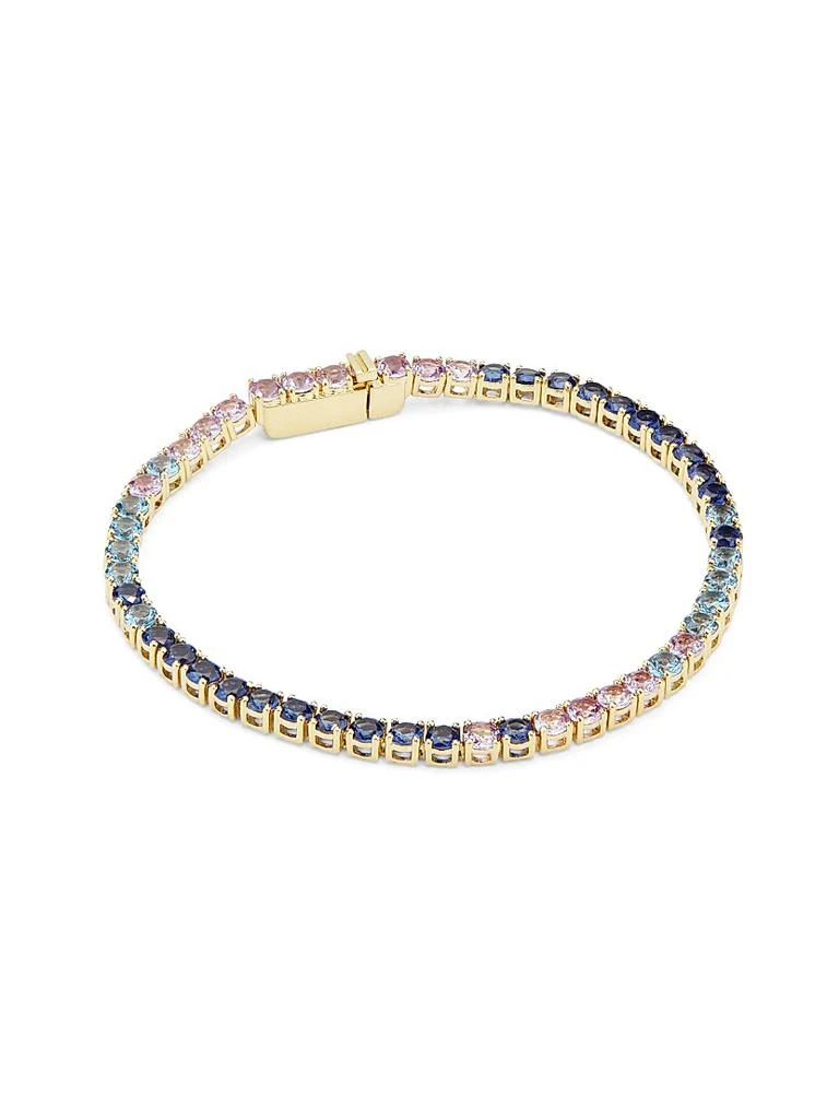 Adriana Orsini 18K-Gold-Plated & Ombré Crystal Tennis Bracelet 1