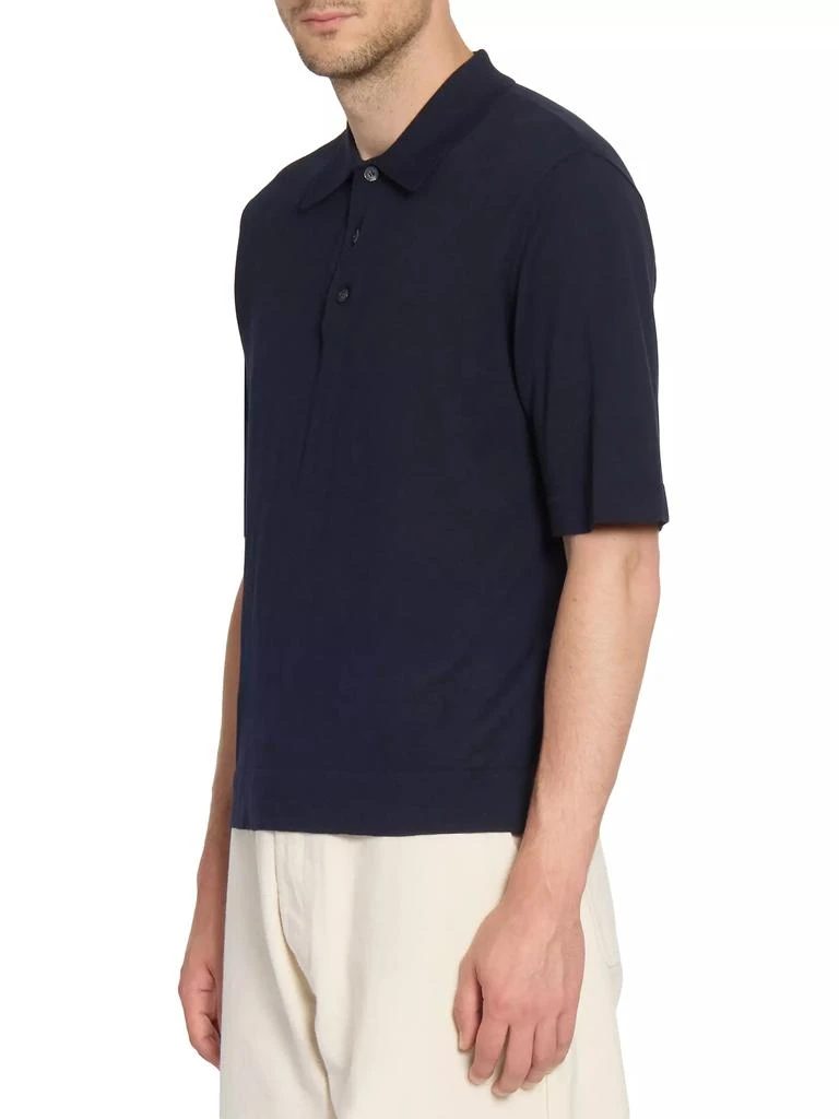 Officine Générale Brutus Short-Sleeve Polo Shirt 4