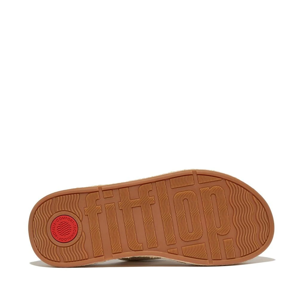 FitFlop F-Mode Espadrille Glitz-Canvas Flatform Toe-Thongs 3