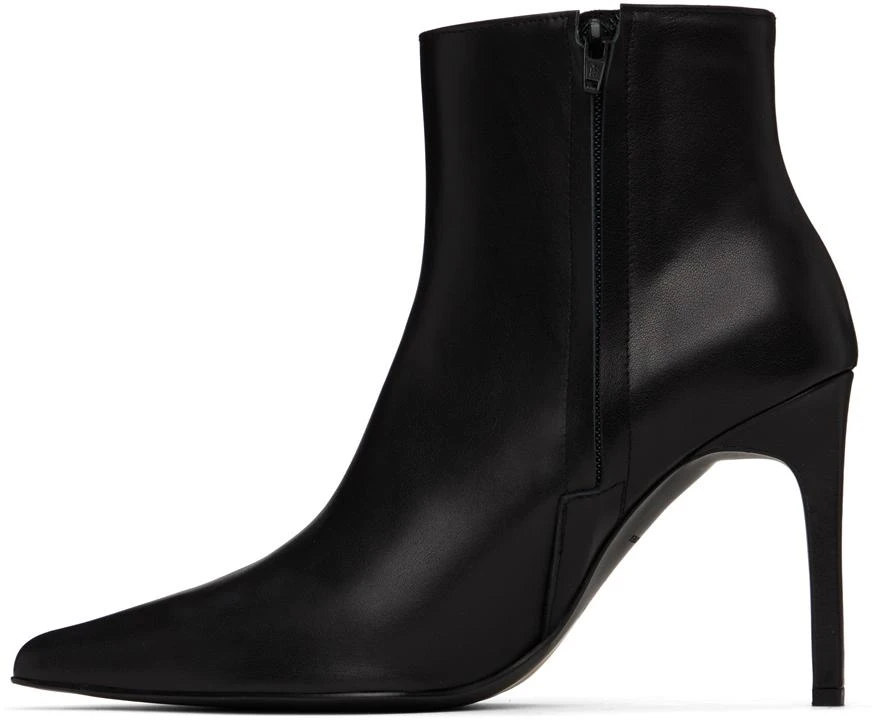 Juun.J Black Leather Stiletto Boots 3