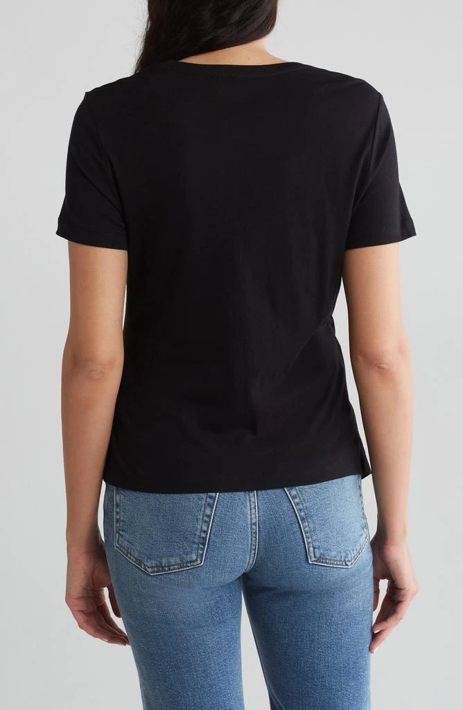 DKNY SPORT Faux Wrap T-Shirt 2