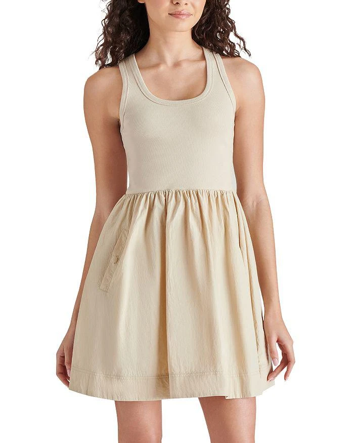 Steve Madden Tottenham Mixed Media Mini Dress 1