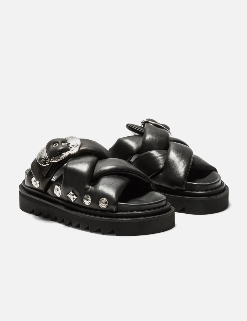 Toga Pulla Padded Leather Sandals 4