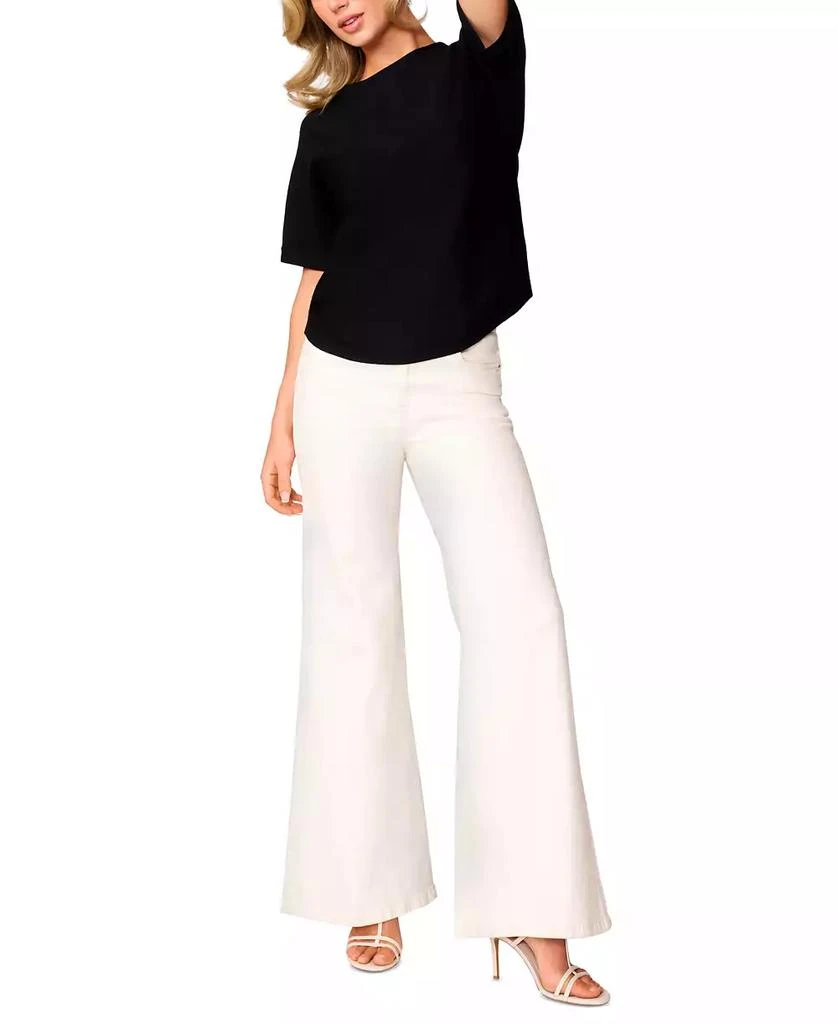 Melissa Paige Women's Button-Back Dolman-Sleeve Sweater 4