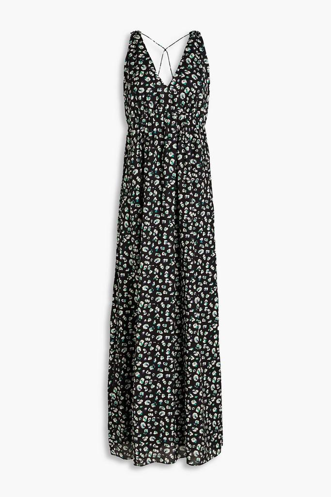 BA&SH Becky printed cotton-blend maxi dress