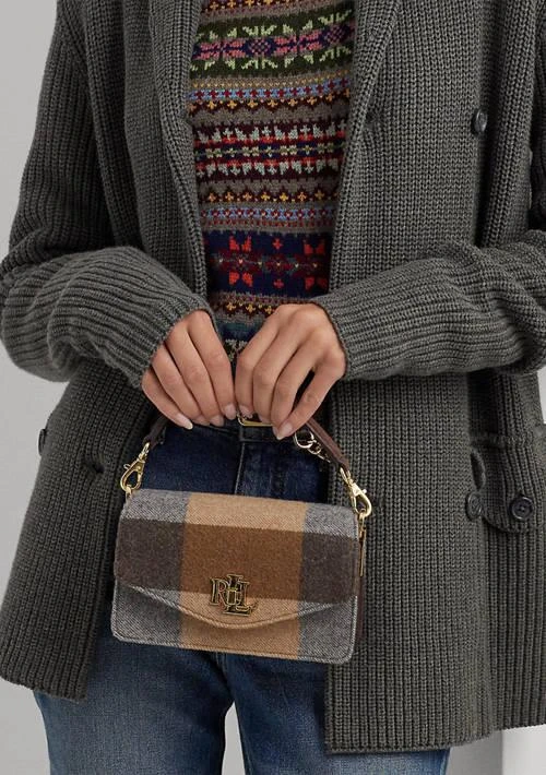 Ralph Lauren Ralph Lauren Plaid Twill Small Tayler Crossbody Bag 2