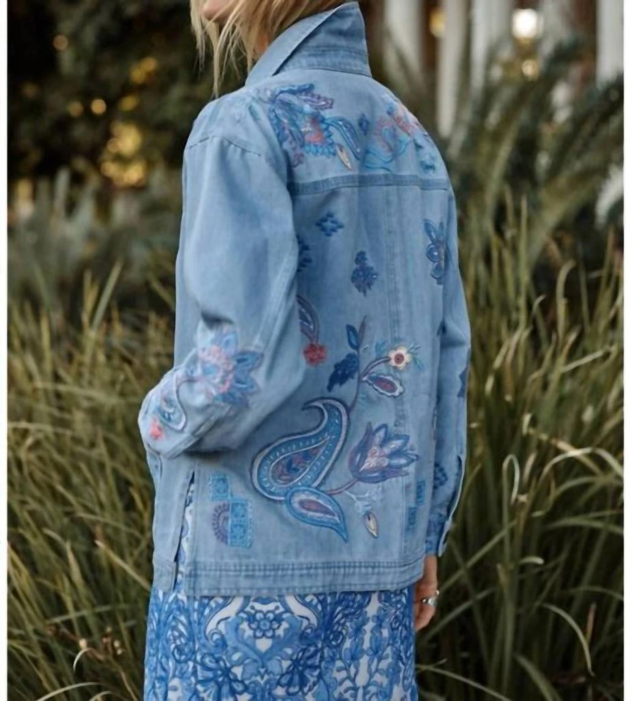 Johnny Was Johnny Was - TRAPUNTO DENIM CHORE JACKET NEILLY 5