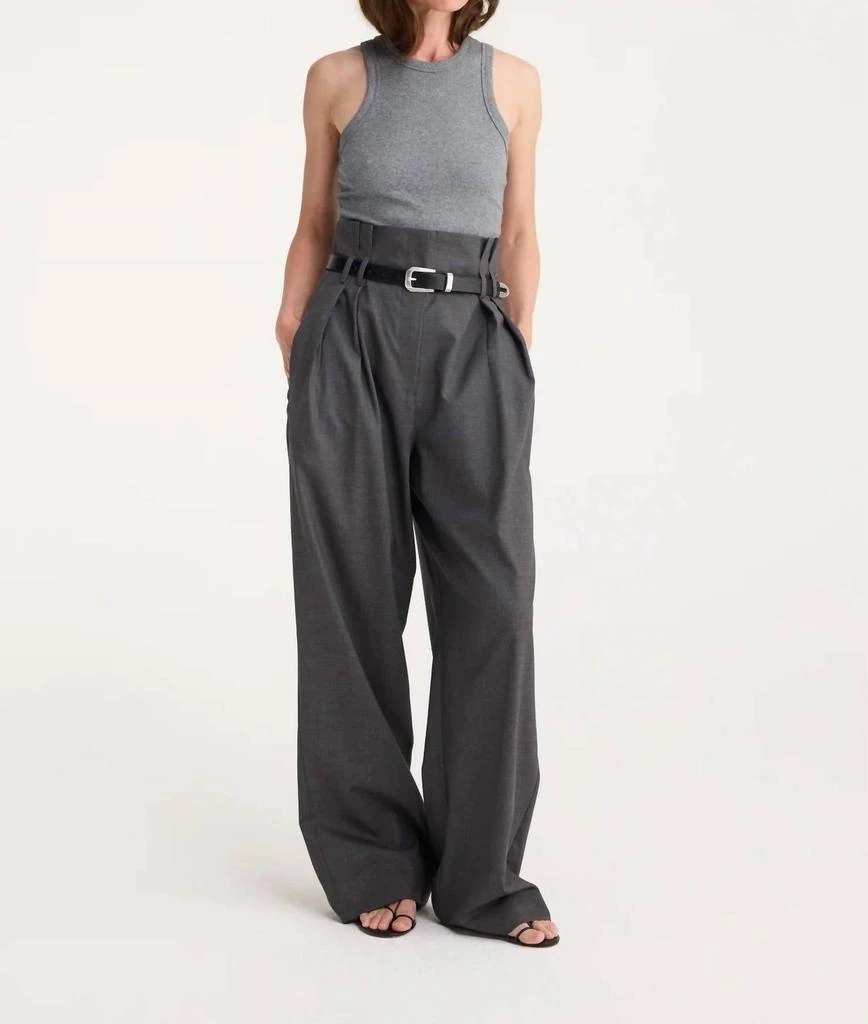 Rohe Rohe - High-waisted Paperbag Trousers 1