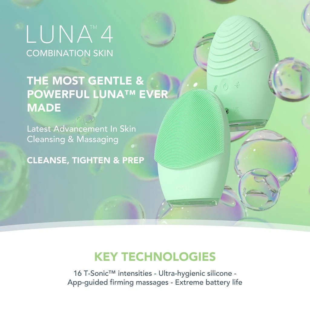 FOREO FOREO LUNA 4 Smart Facial Cleansing and Firming Massage Device - Combination Skin 2