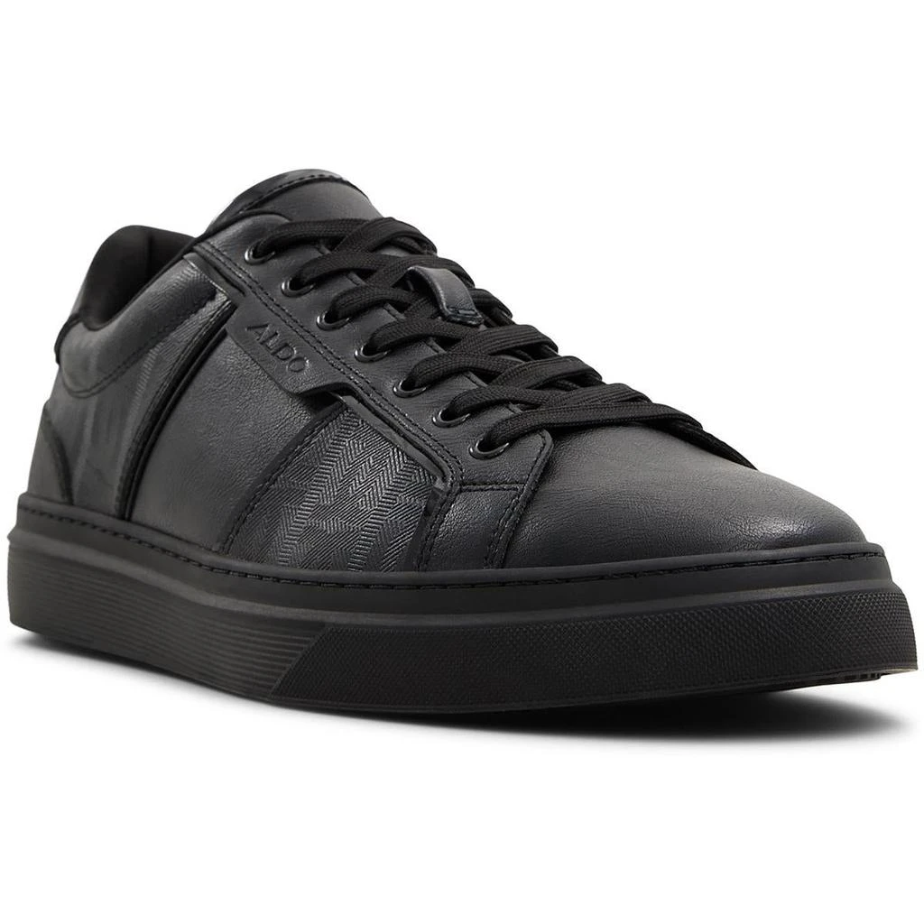 ALDO Mens Lace-Up Leather Casual And Fashion Sneakers 1