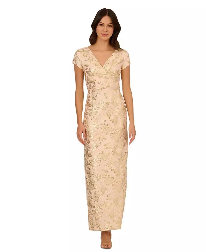 chinese dress ladies Adrianna Papell Wome's Off-The-Shoulder Beaded Sheath Dress – Shenayah  Beauty Shop main image 0