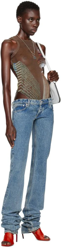Jean Paul Gaultier Brown Shayne Oliver Edition Bodysuit 5