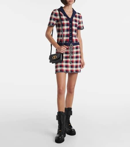 Valentino Quiltie 67 leather combat boots 3