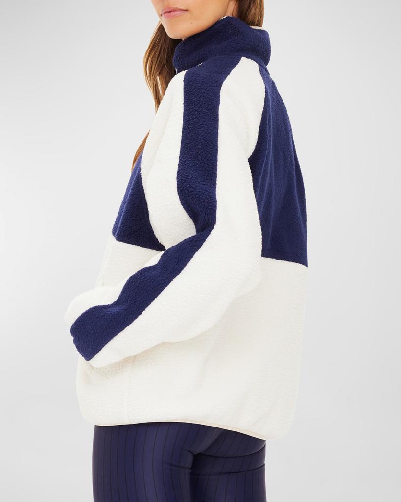 The Upside Harlow Colorblock Fleece Zip-Front Jacket