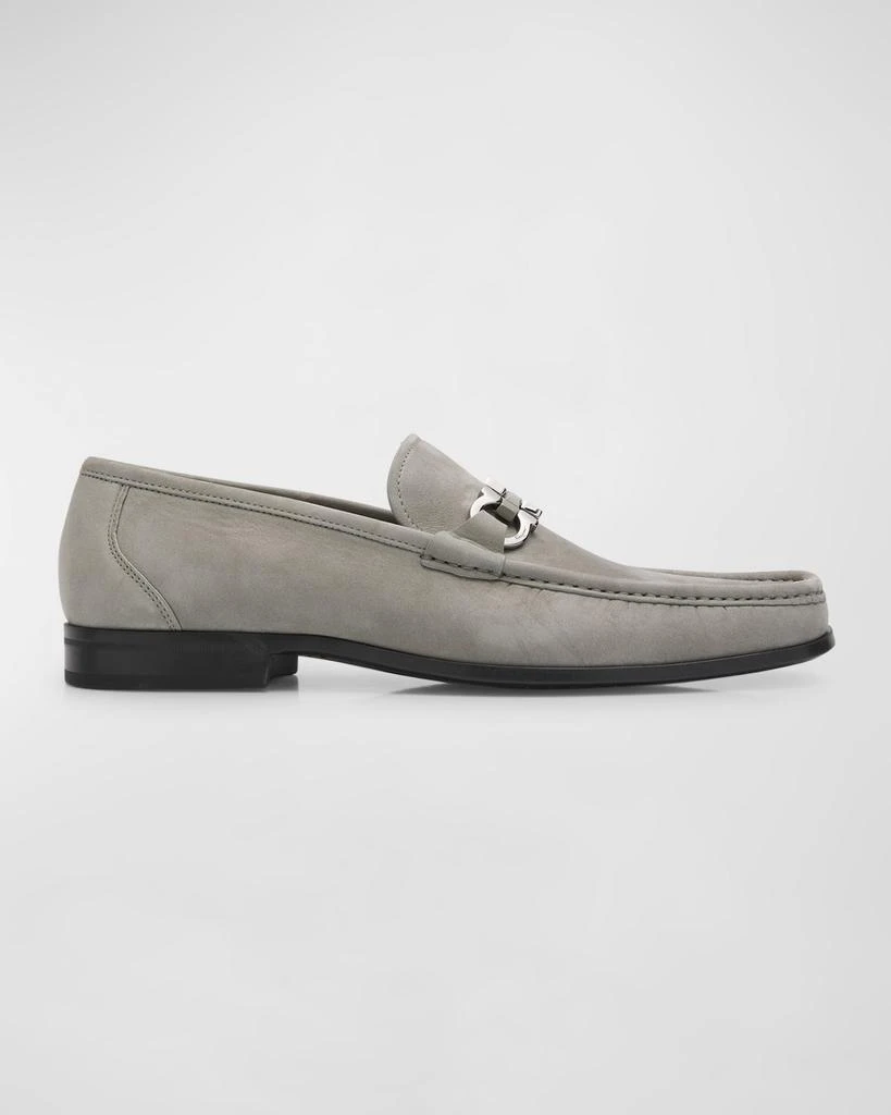 Salvatore Ferragamo Men's Suede Bit Easy Loafers 1