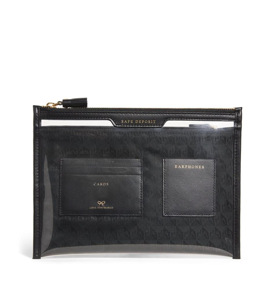 Anya Hindmarch Black fabric beauty case - Wallets - BeyondStyle