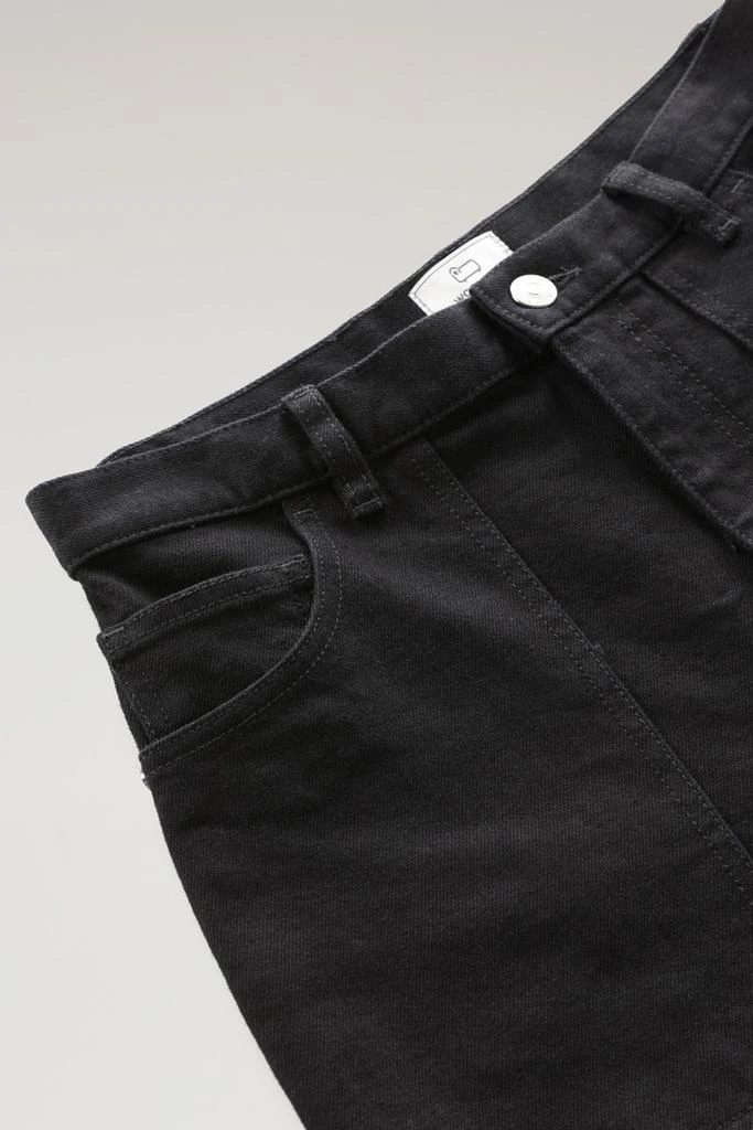 Woolrich Denim Pants in Cotton - Women - Black 3