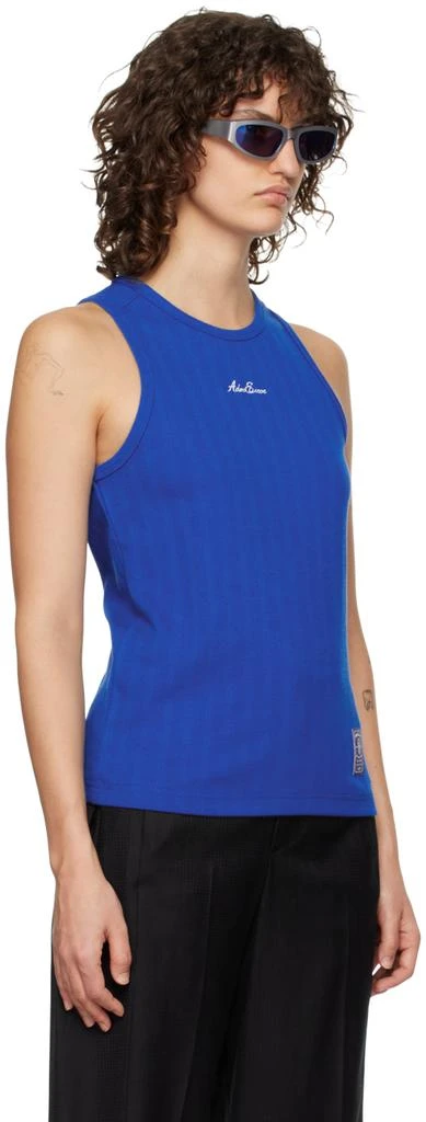 ADER error Blue Embroidered Tank Top 2