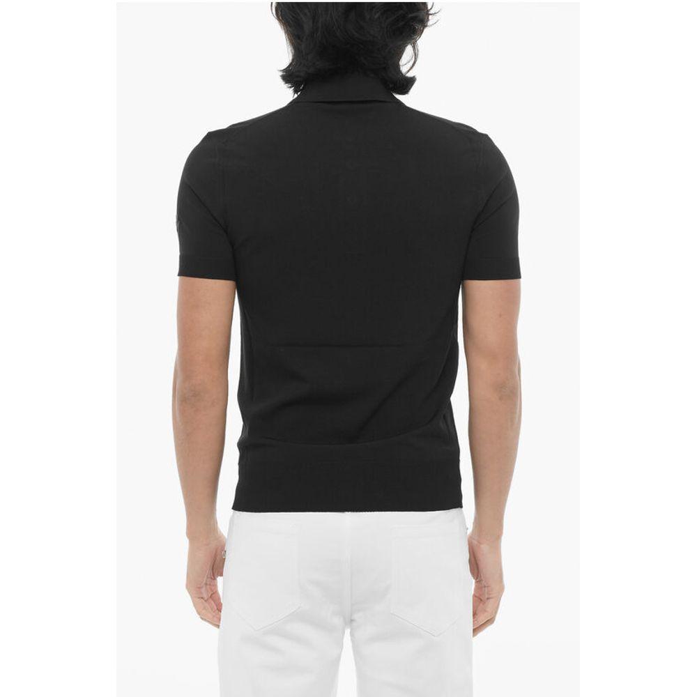 Neil Barrett Technical Fabric Slim Fit Polo Men's Shirt