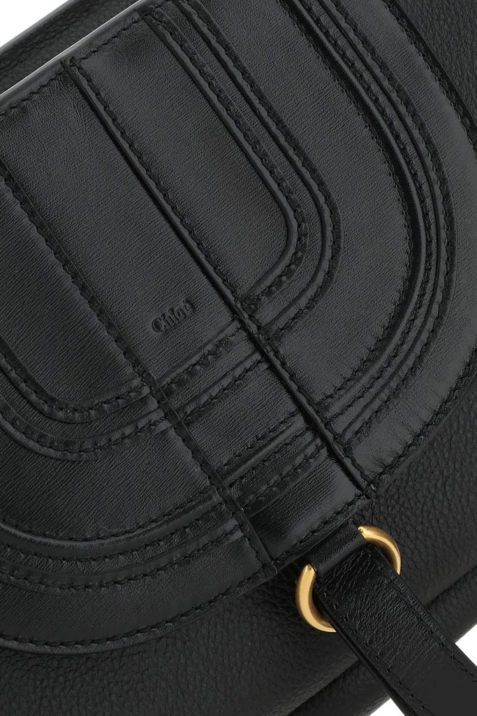 Chloé Black leather Marcie clutch 3
