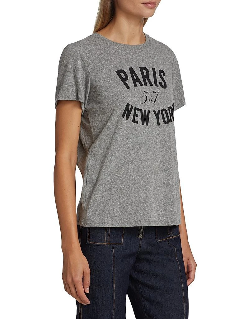 Cinq à Sept Paris New York Graphic T-Shirt 4