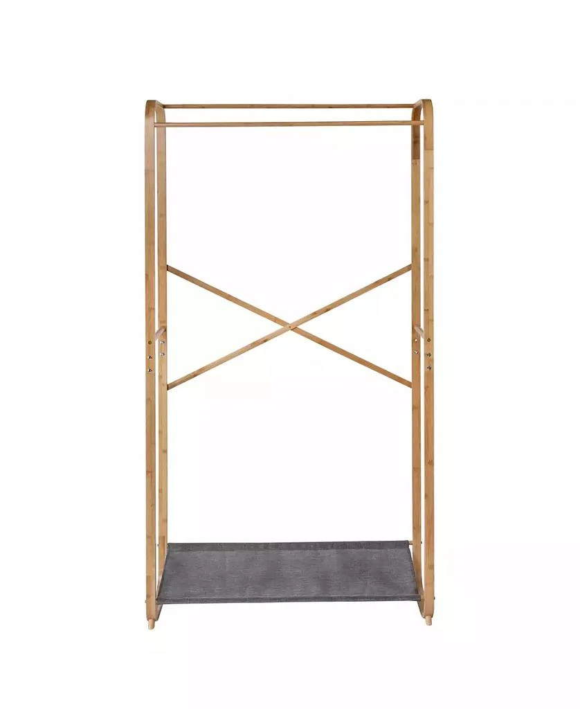 Honey Can Do Bamboo & Canvas Garment Rack 7