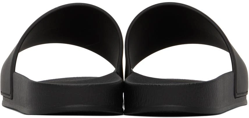 Palm Angels Black Monogram Pool Slides 2