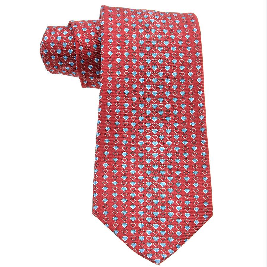 BVLGARI Pictorial Love Shades Silk Tie