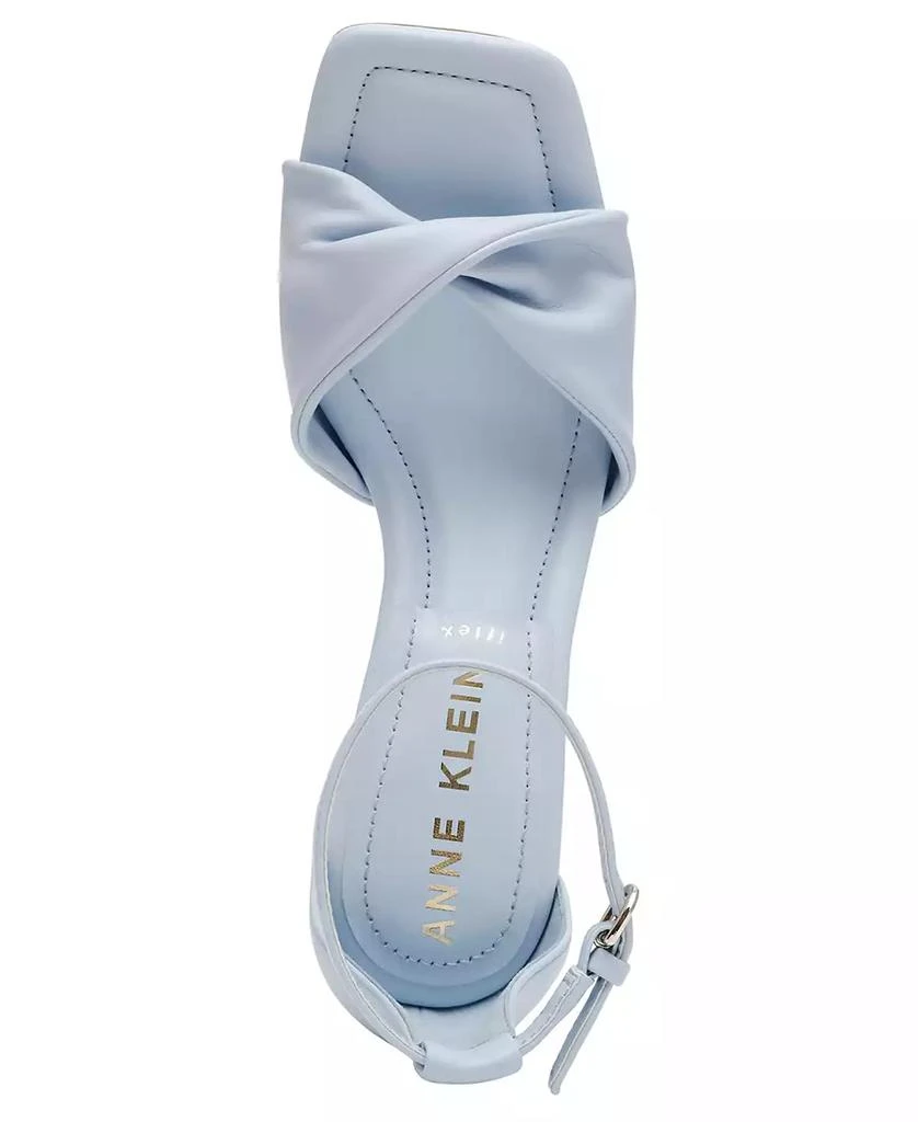Anne Klein Women's Jessie Ankle Strap Two Piece Dress Sandals 4