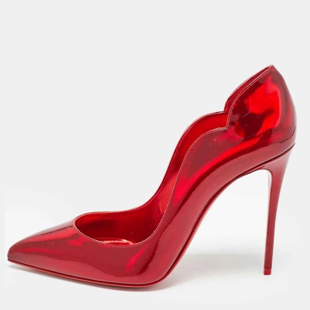 Christian Louboutin Christian Louboutin Red Patent Leather Hot Chick Pumps Size 38.5 1