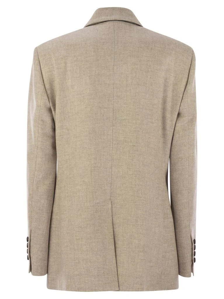 Brunello Cucinelli Brunello Cucinelli Double-Breasted Tailored Blazer 2