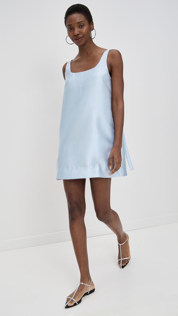 Lee Mathews Penny Scoop Neck Mini Dress