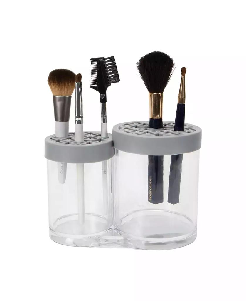 Simplify 2 Compartment Cosmetic Brush Holder