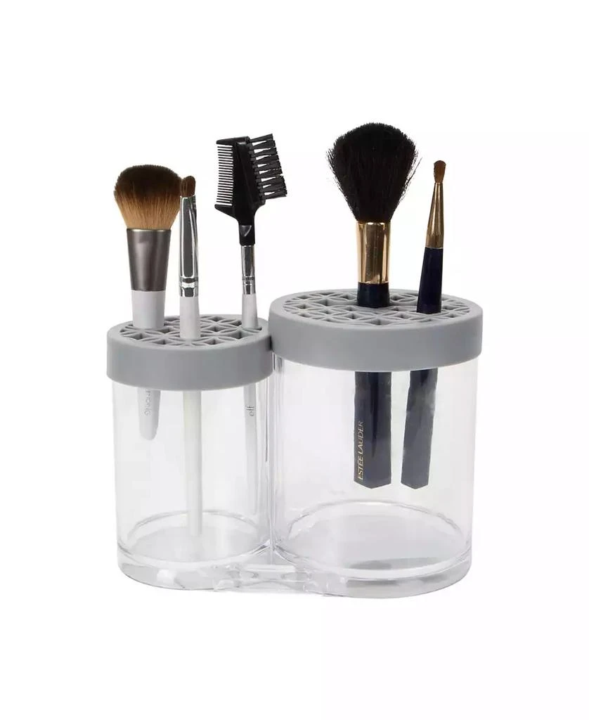 Simplify 2 Compartment Cosmetic Brush Holder 2