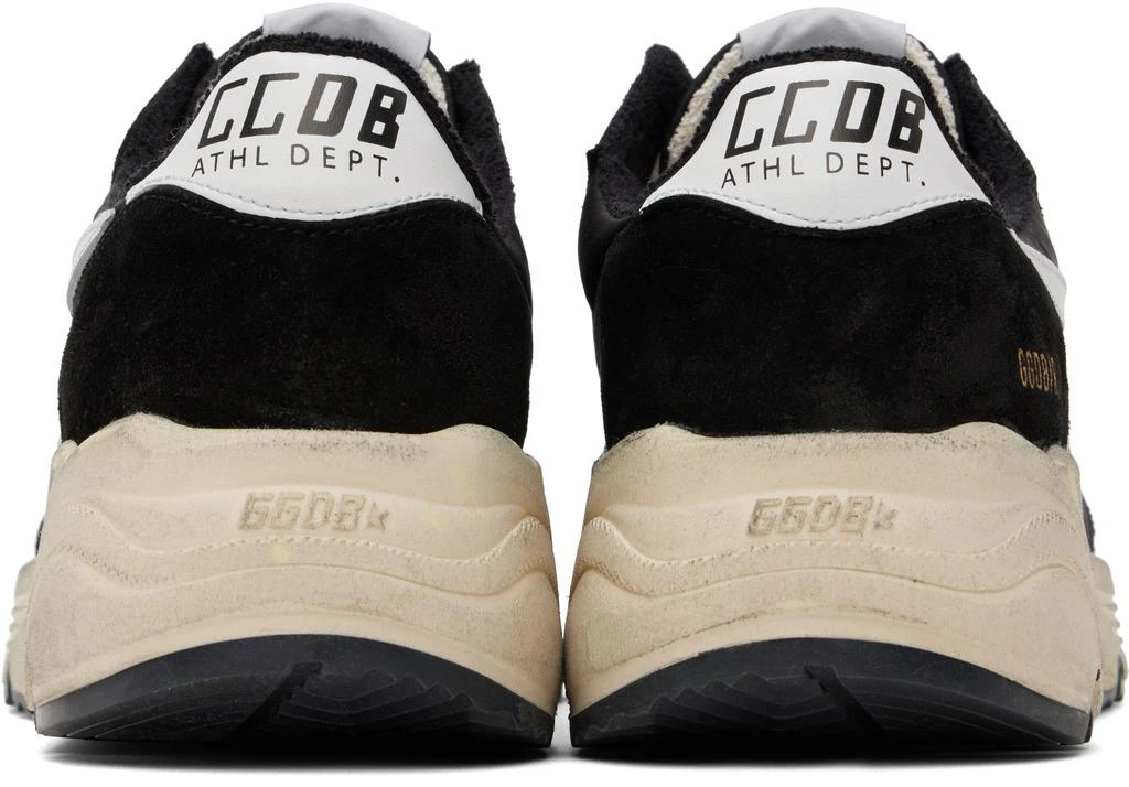 Golden Goose Black & White Running Sole Sneakers 2