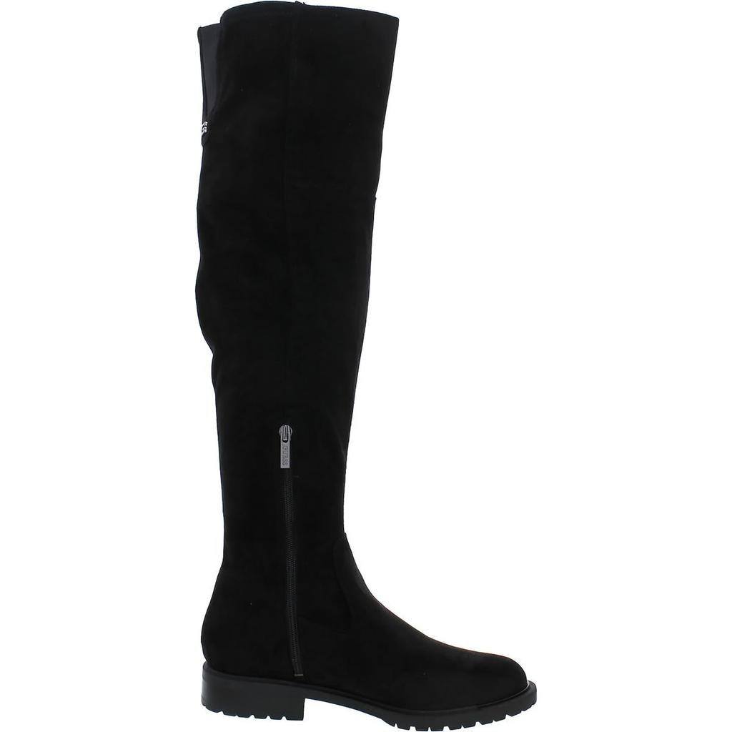 Guess Womens Faux Suede Round Toe Over-The-Knee Boots