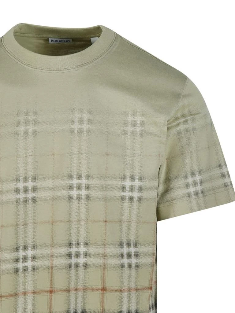Burberry Burberry Gradient Check Crewneck T-Shirt 4