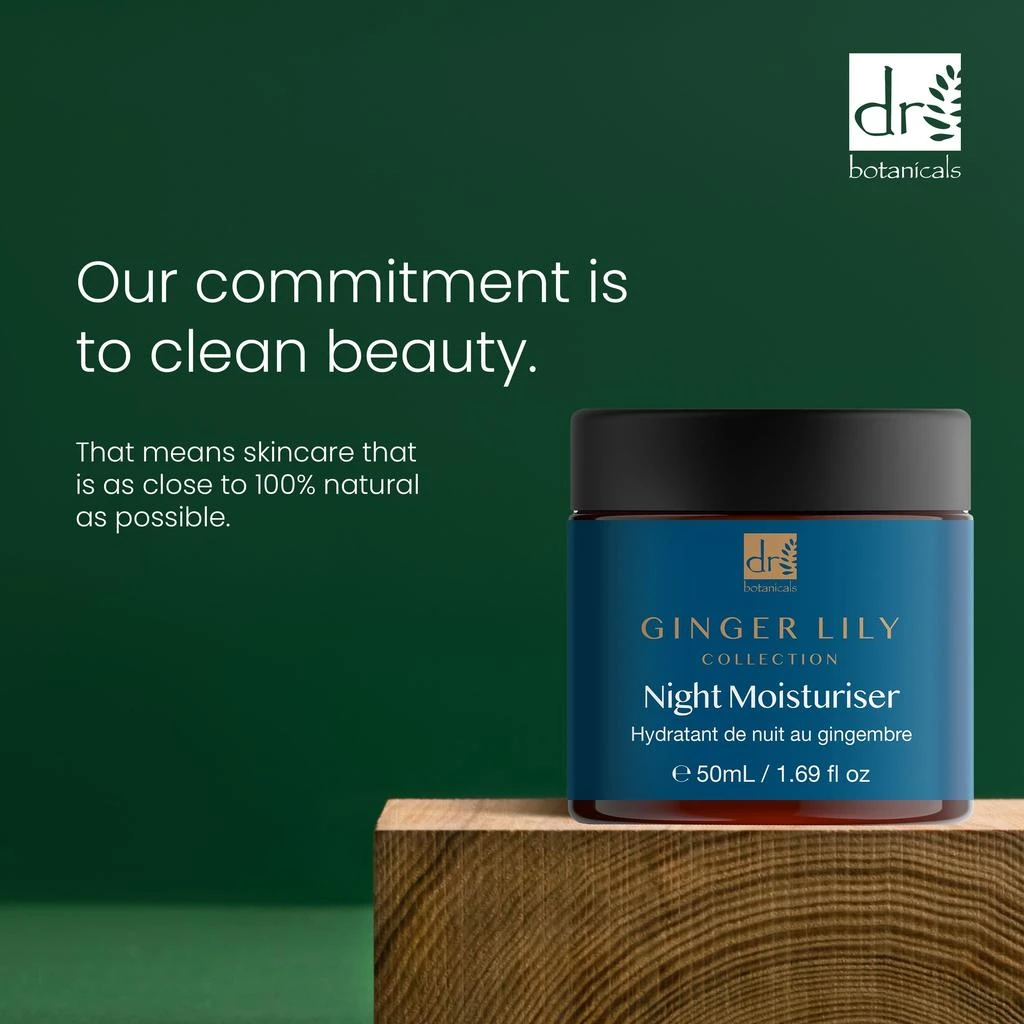 Dr. Botanicals Gingerlily Night Moisturizer 50ml Twin Value Savings Pack 4