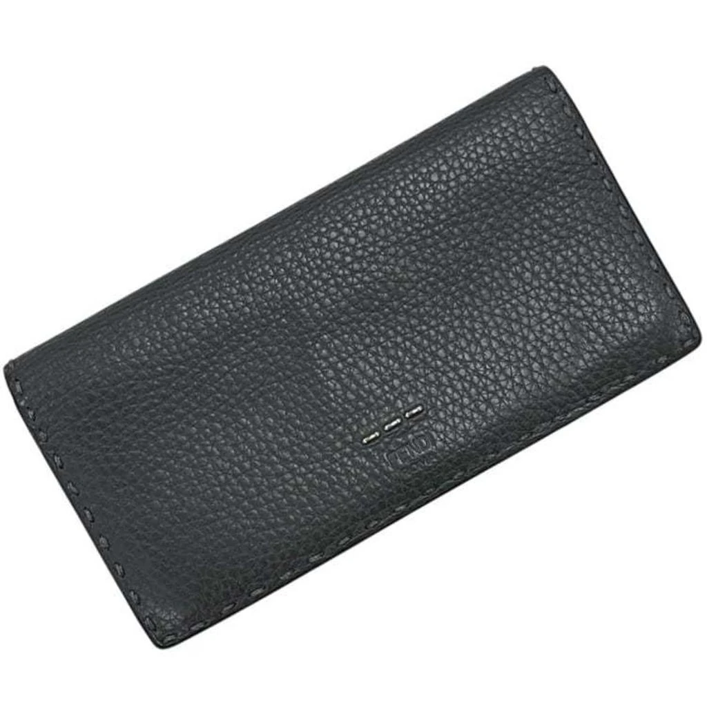 Fendi Leather Long Wallet (Bi-Fold) (Pre-Owned)