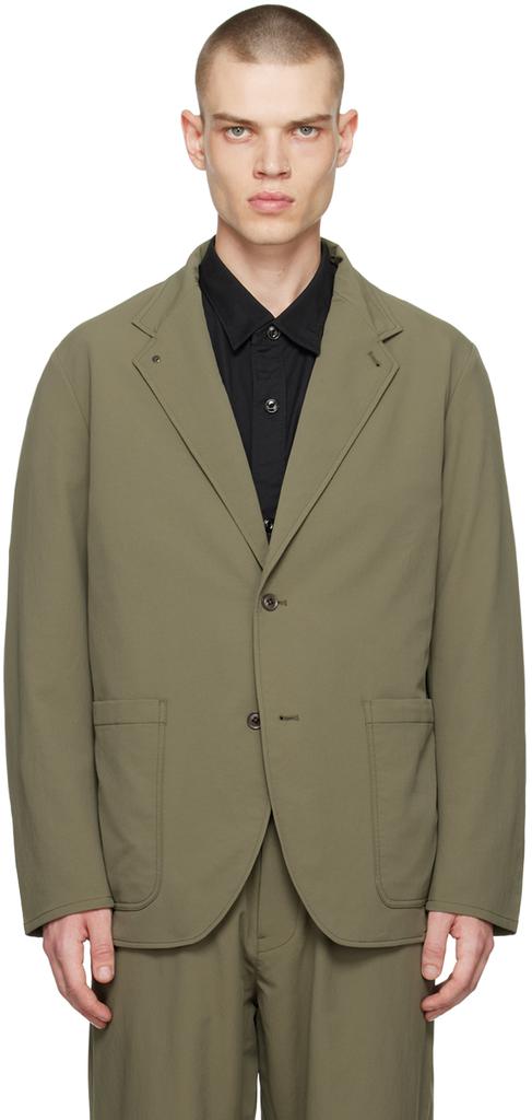 Nanamica SSENSE Exclusive Khaki Alphadry Club Blazer