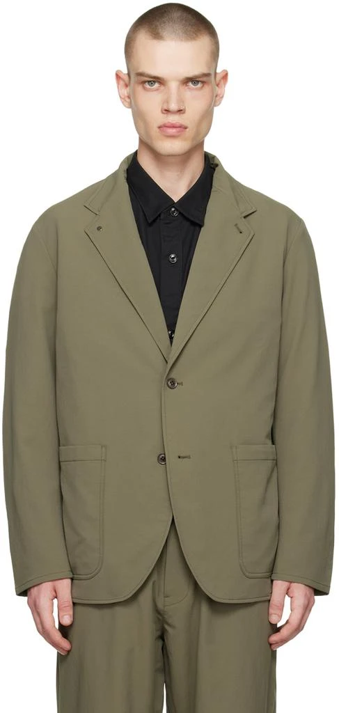 Nanamica SSENSE Exclusive Khaki Alphadry Club Blazer 1