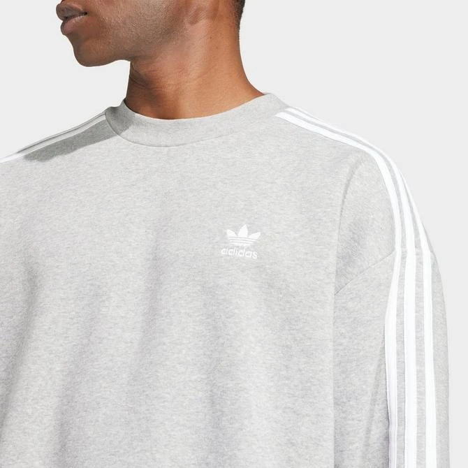Adidas Men's adidas Originals adicolor 3-Stripes Oversized Crewneck Sweatshirt 5