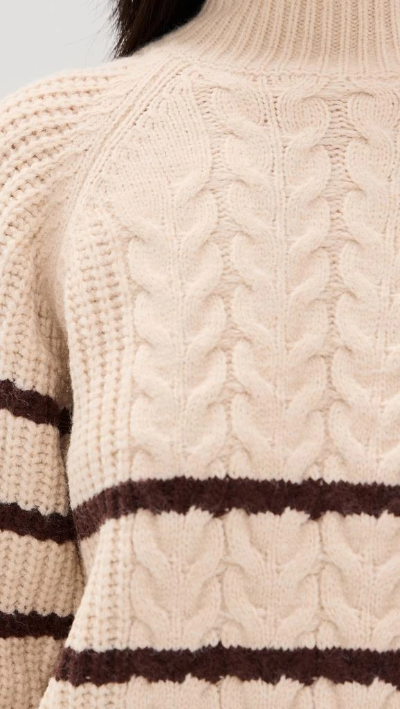 Moon River Striped Knit Pullover Sweater 5