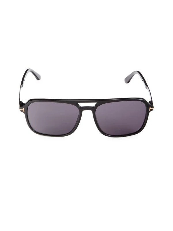 TOM FORD 59MM Rectangle Sunglasses 1