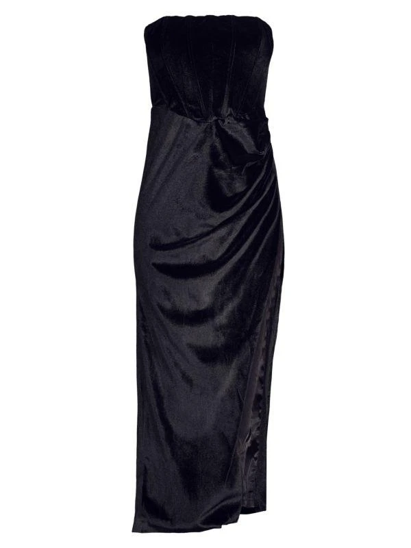 everlasting satin midi dress bardot BARDOT Everlasting Satin Midi Dress