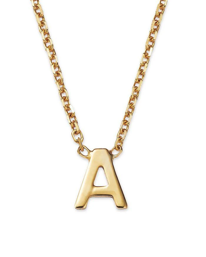Moon & Meadow 14K Yellow Gold Initial Pendant Necklace, 16" 4