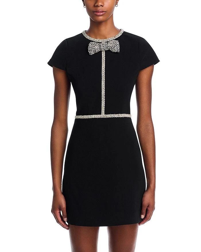 Alice + Olivia Sophie Embellished Cap Sleeve Mini Dress 8