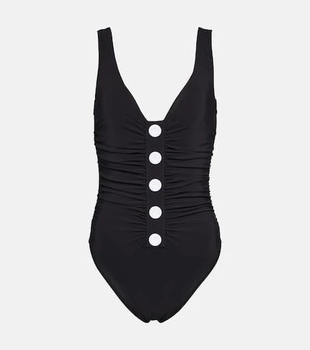 Karla Colletto Basics square-neck swimsuit 1