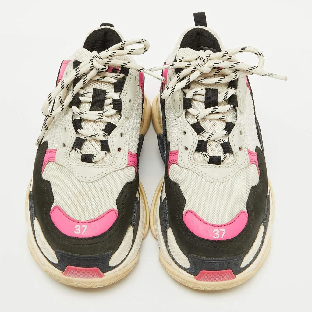 Balenciaga Balenciaga Multicolor Faux Leather and Mesh Triple S Sneakers Size 37 3