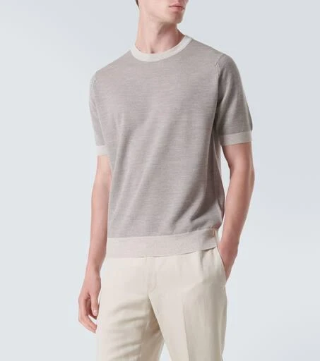 John Smedley 20.Singular wool T-shirt 3